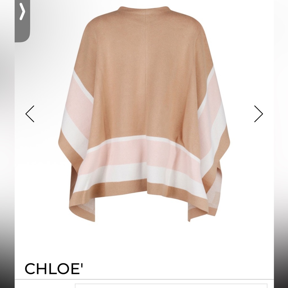 Chloe Tan and Pink Poncho - Picture 4 of 5